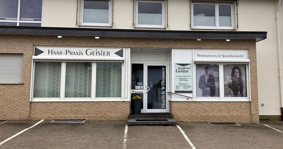 Haar-Praxis Geisler - Eingang & Parken